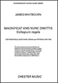 Magnificat and Nunc Dimittis SATB Vocal Score cover